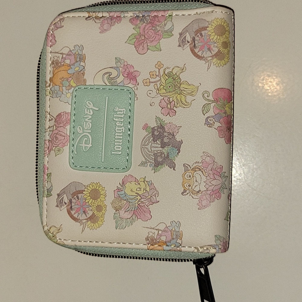 Loungefly Disney Sidekicks Backpack and Wallet - White and Mint - Picture 5 of 11